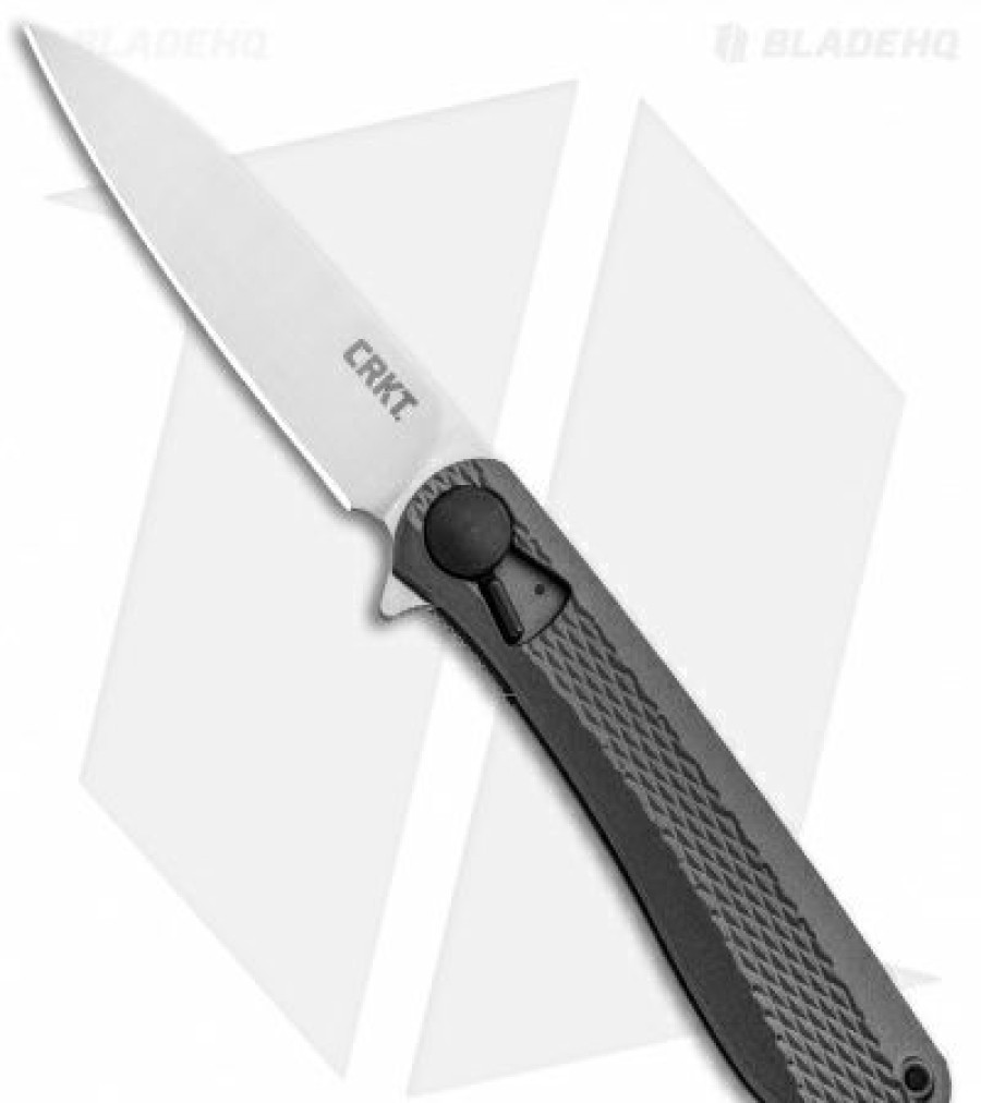 Pocket Knives *  | Online Crkt Onion Slacker Liner Lock Field Strip Knife Aluminum (3.32 Satin) K350Kxp